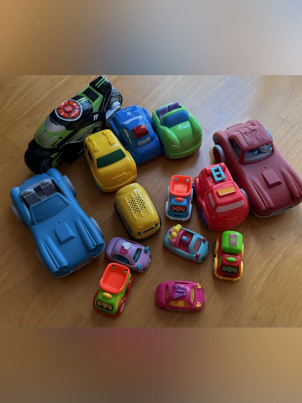 Colorful Kids Toy Car Set - Assorted Bright Colors